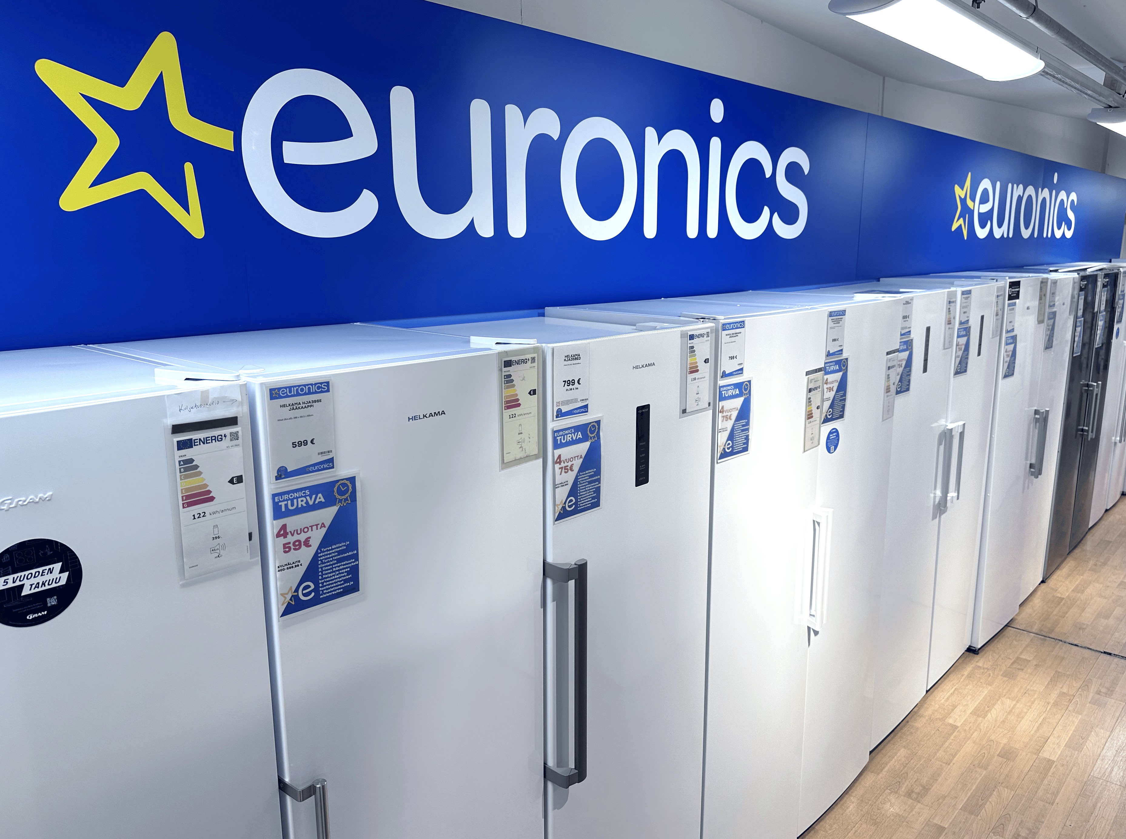 Kylmälaiteostoksille lähtevän kannattaa pitää mielessä laitteen energiatehokkuus