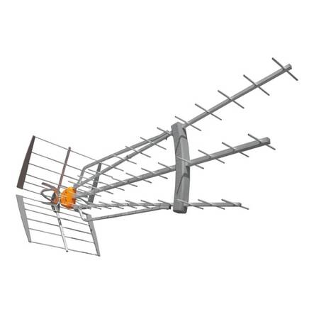 TELEVES TFORCE DAT75 T-FORCE700 CH. 21-48 LR19 ULKOANTENNI - Antennit ja antennitarvikkeet - 8424450185360 - 1