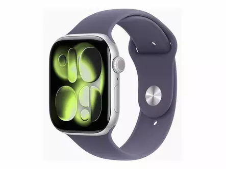 APPLE WATCH SERIES 11 GPS 46MM S/M ÄLYKELLO HOPEA/VIOLETTI - Älykellot ja aktiivisuusrannekkeet - 195950464290 - 6