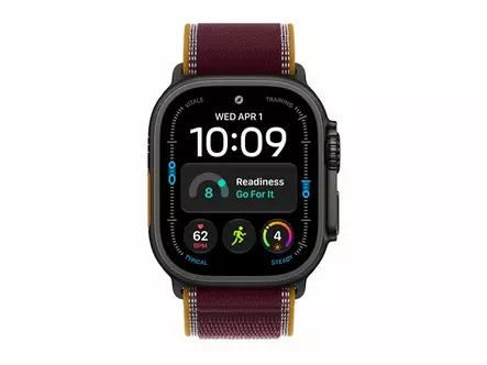 APPLE WATCH ULTRA 4 GPS + CELLULAR 49MM BLACK TITANIUM CASE WITH BURGUNDY TRAIL LOOP - M/L - Älykellot ja aktiivisuusrannekkeet - 195951218410 - 7