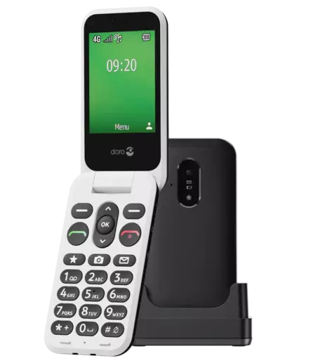 DORO LEVA E21 BUSINESS EDITION MATKAPUHELIN MUSTA/VALKOINEN - Matkapuhelimet - 6430081574000 - 2