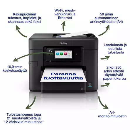 EPSON WORKFORCE PRO WF-4930 A4 ALL-AROUND-SKRIVARE - Skrivare & Skannrar - 8715946746920 - 3