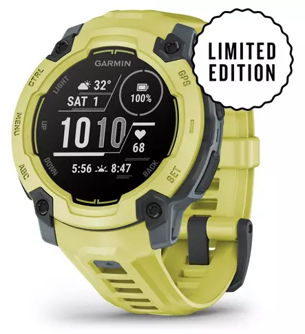 GARMIN INSTINCT E ÄLYKELLO 45MM LIME - Älykellot ja aktiivisuusrannekkeet - 753759339470 - 1