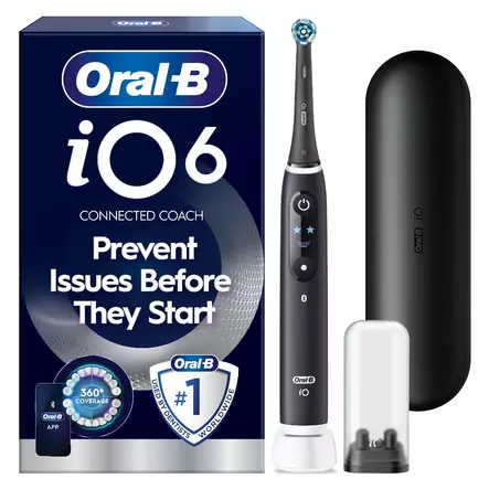 ORAL-B IO6S ELECTRIC TOOTHBRUSH BLACK - Electric Toothbrushes - 8006530067850 - 1