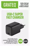 GRATEQ KURU VERKKOVIRTALATURI GAN PD/PPS USB-C 45W BLACK - Kaapelit ja laturit - 6438327830460 - 4