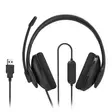 HAMA HS-USB300 V2 PC OFFICE OVER-EAR STEREO KUULOKKEET MUSTA - Langalliset kuulokkeet - 4047443471680 - 2