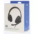 HAMA HS-USB300 V2 PC OFFICE OVER-EAR STEREO KUULOKKEET MUSTA - Langalliset kuulokkeet - 4047443471680 - 4