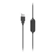 HAMA HS-USB300 V2 PC OFFICE OVER-EAR STEREO KUULOKKEET MUSTA - Langalliset kuulokkeet - 4047443471680 - 3