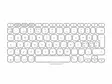 LOGITECH KEYS-TO-GO 2 NÄPPÄIMISTÖ PALE GREY - Näppäimistöt ja hiiret - 5099206125940 - 3