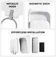 ROLLING SQUARE TAU POWER BANK 1400mAh C/LIGHTNING/MICRO USB VALKOINEN - Kaapelit ja laturit - 7640170465020 - 6