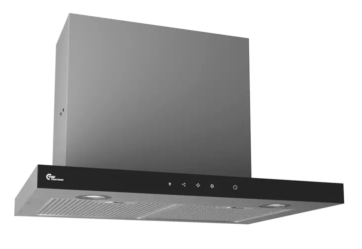 THERMEX SUPER SILENT GT 60CM TERÄS/MUSTA - Kaapistoon upotettavat liesituulettimet - 5703347523090 - 1