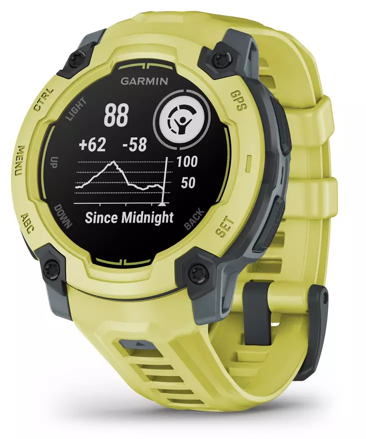 GARMIN INSTINCT E ÄLYKELLO 45MM LIME - Älykellot ja aktiivisuusrannekkeet - 753759339470 - 2