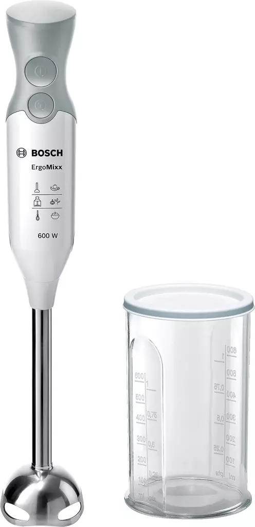 BOSCH MSM66110 ERGOMIXX SAUVASEKOITIN 600W VALKOINEN - Sauvasekoittimet ja tehosekoittimet - 4242002678160 - 6