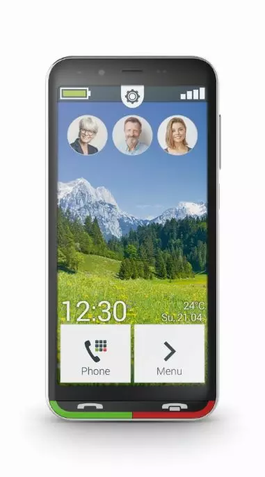 EMPORIA SUPER EASY 4G MUSTA - Matkapuhelimet - 9005613166120 - 2