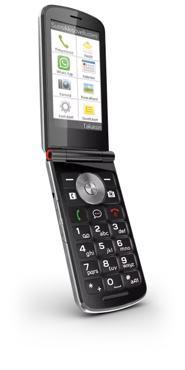 EMPORIA TOUCH SMART 2 4G MUSTA - Matkapuhelimet - 9005613164690 - 3