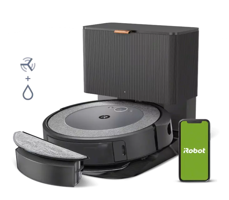 IROBOT ROOMBA COMBO I5+ ROBOTTI-IMURI + MOPPI - Robotti-imurit - 5060944996680 - 1