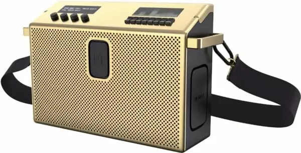 MONDO M2002 BLUETOOTH KAIUTIN LARGE KULTA/MUSTA - Bluetooth-kaiuttimet - 7350080714520 - 1