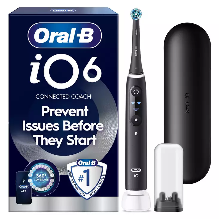 ORAL-B IO6S SÄHKÖHAMMASHARJA BLACK - Sähköhammasharjat - 8006530067850 - 1