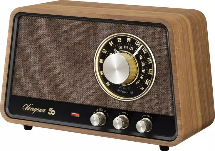 SANGEAN WR-101 BLUETOOTH PÖYTÄRADIO PÄHKINÄPUU - Digitaalinen radio - 4711317997650 - 3