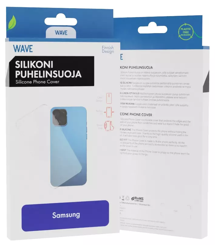 WAVE SAMSUNG GALAXY XCOVER 6 PRO SILIKONISUOJA LÄPINÄKYVÄ - Suojakuoret, laukut ja kotelot - 6418312165210 - 1