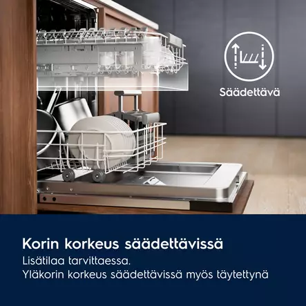 ELECTROLUX EES47310L ASTIANPESUKONE 60CM INTEGROITAVA - 60 cm leveät astianpesukoneet - 7333394108681 - 6
