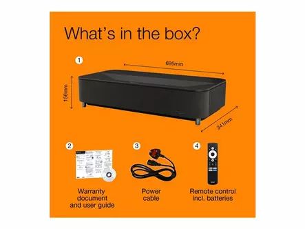 EPSON EH-LS970B LIFESTUDIO GRAND PLUS PROJEKTORI MUSTA - Projektorit - 8715946744681 - 2