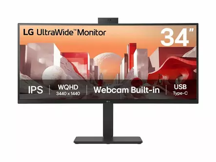 LG 34BA85QEB 34" UWQHD IPS KAAREVA NÄYTTÖ - Näytöt > 27" - 8806096207321 - 2