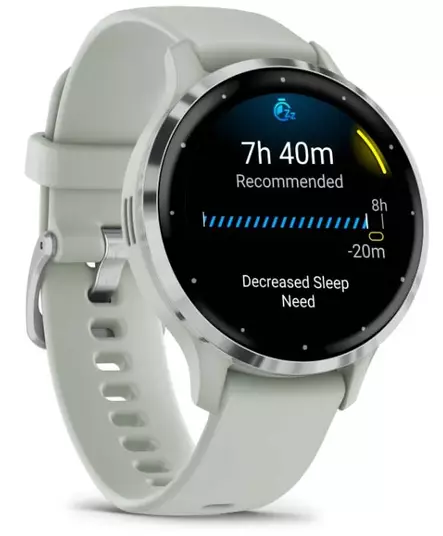 GARMIN VENU 3S SAGE GRAY + PASSIVATED ÄLYKELLO - Älykellot ja aktiivisuusrannekkeet - 753759314781 - 3