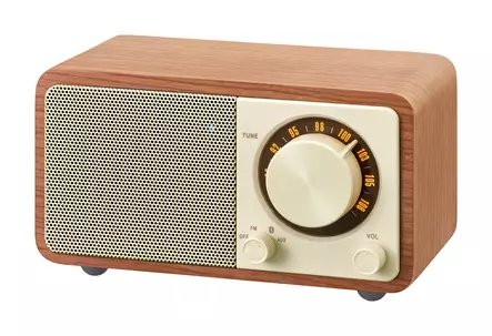 SANGEAN WR7 PÖYTÄRADIO PÄHKINÄ (VAALEA PUU) - Analoginen radio - 4711317995021 - 1