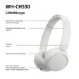SONY WH-CH530 LANGATTOMAT BLUETOOTH-KUULOKKEET - Langattomat kuulokkeet - 4548736181281 - 5