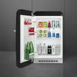 SMEG FAB10HLBL6 RETROJÄÄKAAPPI MUSTA VASENKÄTINEN - Kylskåp - 8017709342531 - 2
