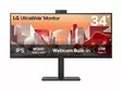 LG 34BA85QEB 34" UWQHD IPS KAAREVA NÄYTTÖ - Näytöt > 27" - 8806096207321 - 2