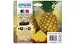 EPSON PINEAPPLE T604 MULTIPACK 4-MUSTEKASETTIPAKKAUS - Musteet, paperit ja väripatruunat - 8715946707891 - 2