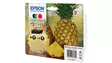 EPSON PINEAPPLE T604 MULTIPACK 4-MUSTEKASETTIPAKKAUS - Musteet, paperit ja väripatruunat - 8715946707891 - 3