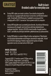 GRATEQ PRO USB-C - USB-C 240W USB 3.2 KAAPELI 1.5M - Kaapelit ja laturit - 6438327860801 - 3