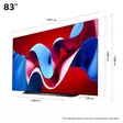 LG OLED83C44LA 83" 4K OLED-TV - Yli 60 tuumaiset televisiot - 8806091936141 - 3