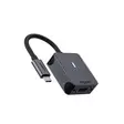 RAPOO ADAPTERIi USB-C UCA-1003 USB-C - VGA - Kaapelit ja adapterit - 6940056114051 - 2
