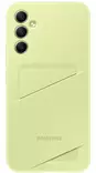 SAMSUNG GALAXY A34 CARD SLOT SUOJAKUORI LIME - Suojakuoret, laukut ja kotelot - 8806094920451 - 2