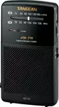 SANGEAN SR35 TASKURADIO MUSTA - Analoginen radio - 4711317991801 - 1