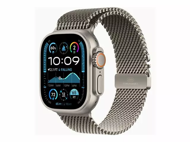 APPLE WATCH ULTRA 2 GPS+CELLULAR 49MM MILANESE LOOP LUONNONTITAANI L KOKO - Älykellot ja aktiivisuusrannekkeet - 195949588341 - 1