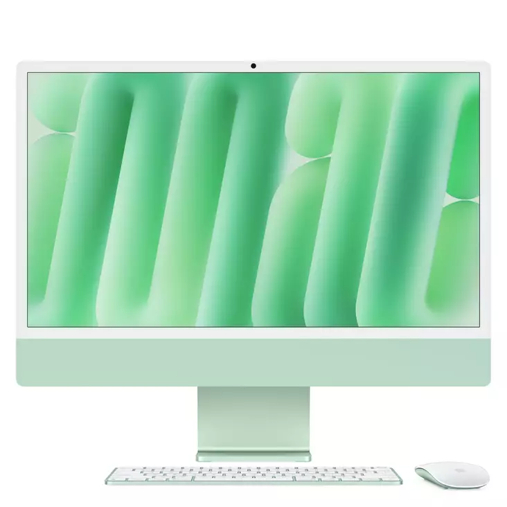 APPLE IMAC 24" M4 24GB/512GB ALL IN ONE TIETOKONE VIHREÄ - Pöytätietokoneet - 195950075281 - 1