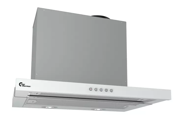 THERMEX SUPER SILENT SLIDER 50CM LIESITUULETIN VALKOINEN - Kaapistoon upotettavat liesituulettimet - 5703347523991 - 1
