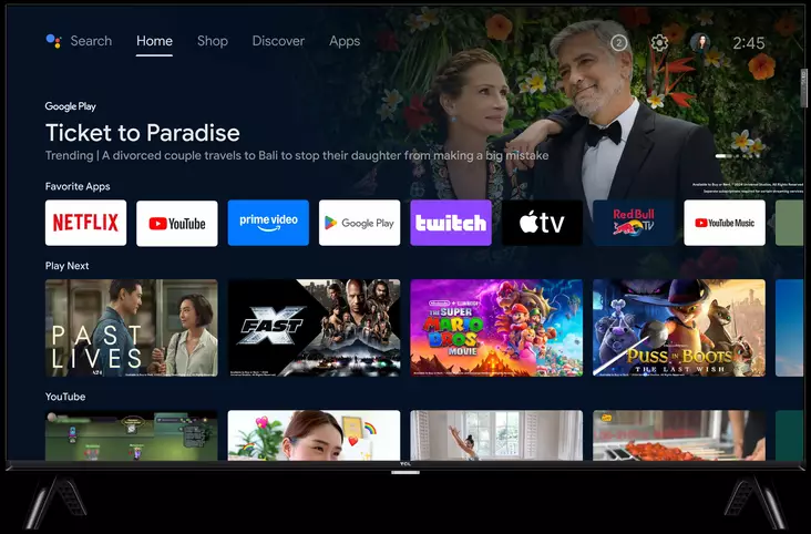 TCL FHD QLED 32インチ Google TV 新品未使用 TCL 液晶テレビ Google TV搭載 32型 32S5K 7304843│アイリスオーヤマ