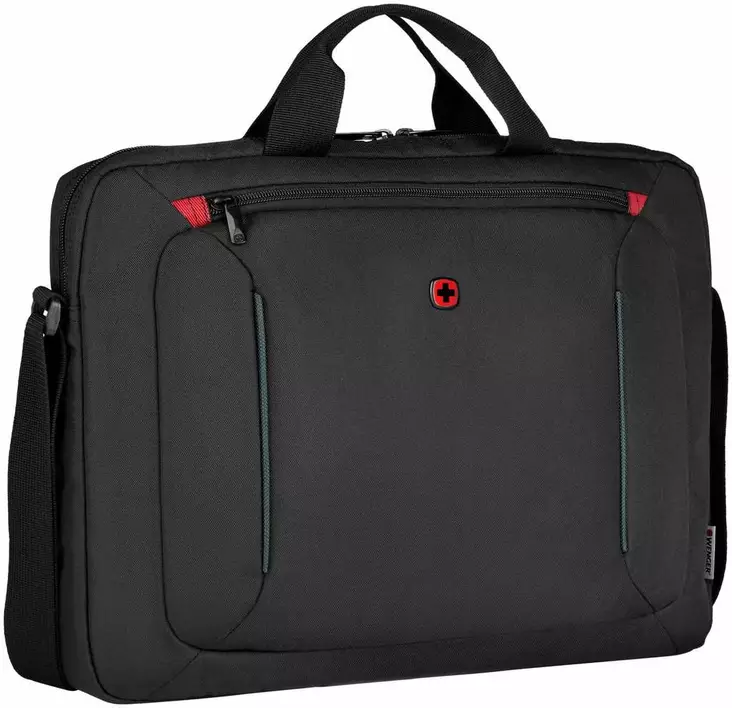 WENGER BQ 16" SLIM TIETOKONELAUKKU MUSTA - Tietokonelaukut - 7613329153031 - 1