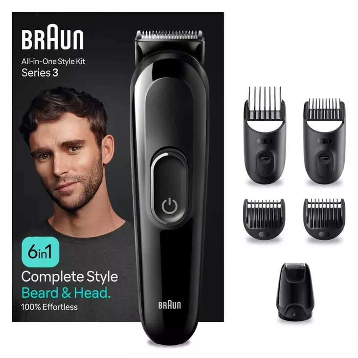 BRAUN ALL IN ONE SERIES 3 MGK3410 6-IN-1 PARTATRIMMERI - Partatrimmerit - 4210201446651 - 1