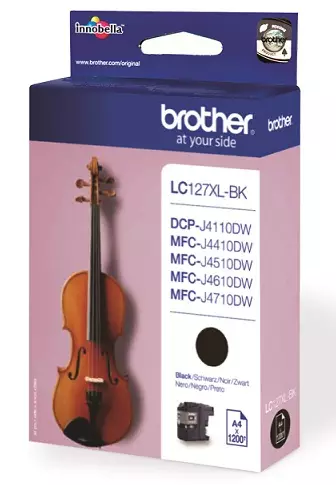 BROTHER LC127XLBK BLACK SUURVÄRIAINEKASETTI - Musteet, paperit ja väripatruunat - 4977766713931 - 1