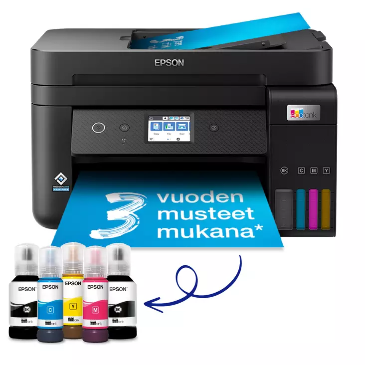 EPSON ECOTANK ET-4850 MONITOIMILAITE - Mustesuihku - 8715946683751 - 12
