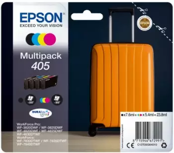 EPSON MULTIPACK 405 4-VÄRIÄ - Musteet, paperit ja väripatruunat - 8715946672991 - 1