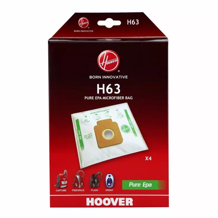 HOOVER BRAVE MIKROKUITU PÖLYPUSSIT 4KPL - Pölypussit - 8016361745971 - 1