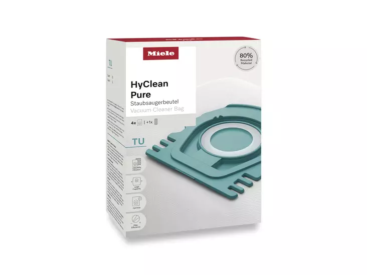MIELE TU HYCLEAN PURE INT PÖLYPUSSIPAKKAUS - Pölypussit - 4002516829751 - 1